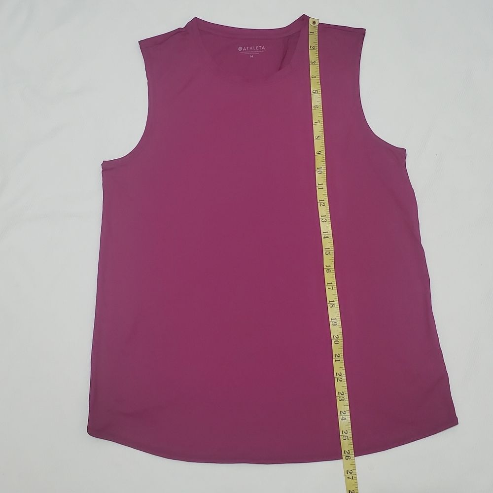 Athleta Sunlover Tulip Back Tank Dark Fuschia Medium - Picture 9 of 9